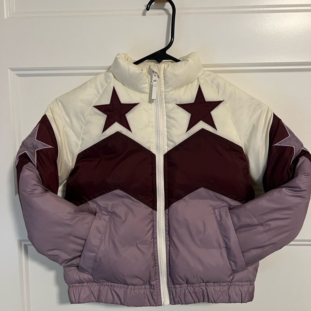 SHYANNE GIRLS' CHEVRON COLOR BLOCK STAR JACKET , boot barn, kids small